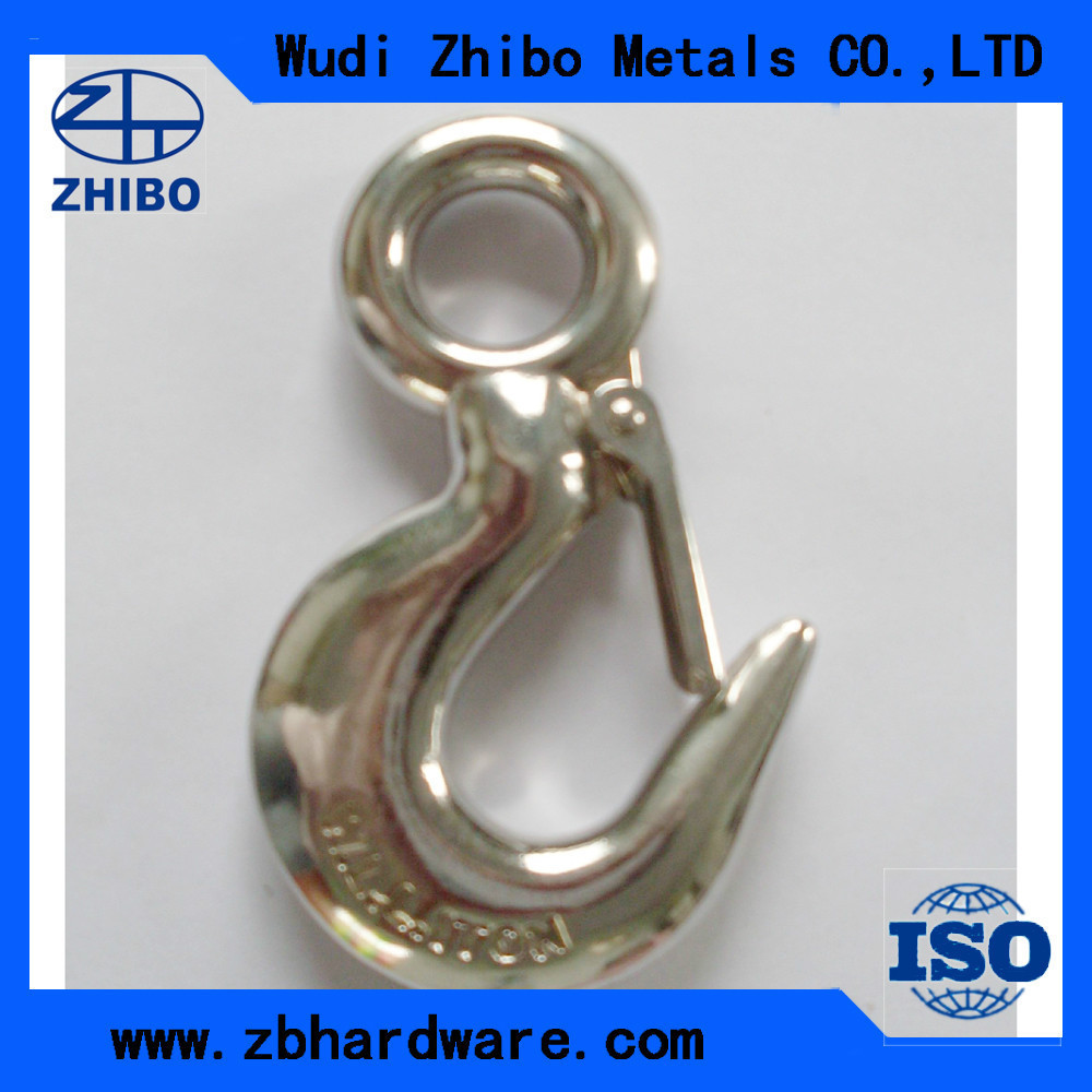 OEM manufacture stainless steel Eye pelican hook with safty latch