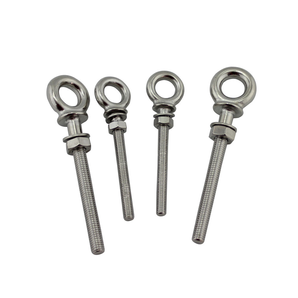 High Strength Lifting Eye bolts and nuts Stainless steel eye bolt and nut M6 M8 M10