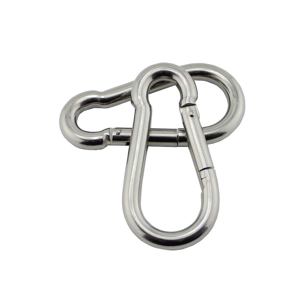 Rigging hardware accessories carabiner hook 316 stainless steel climbing hook carabiner