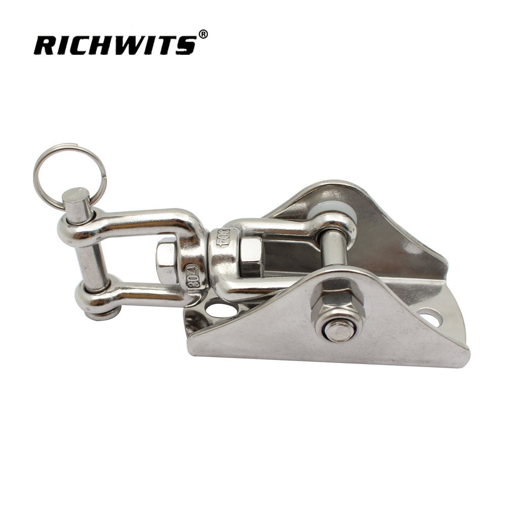 Heavy Duty 360 Swivel Swing Hangers, Openable Stainless Steel Swing Hook for Ceiling Wood Porch rigging hardware