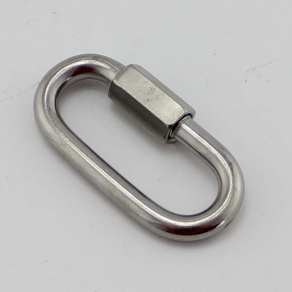 factory supply stainless steel 304/316  quick chain link safety link connector