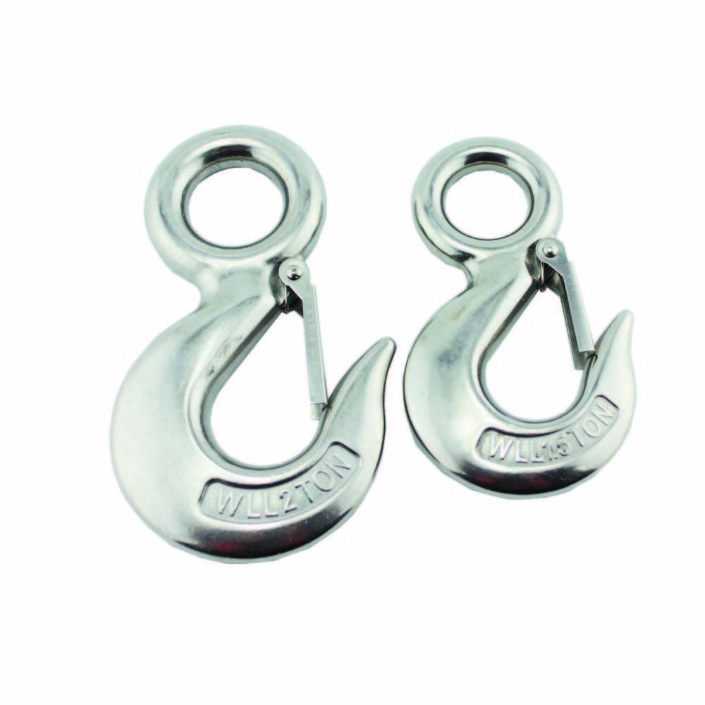 Rigging hardware cargo hook stainless steel 304 crane lifting eye hook