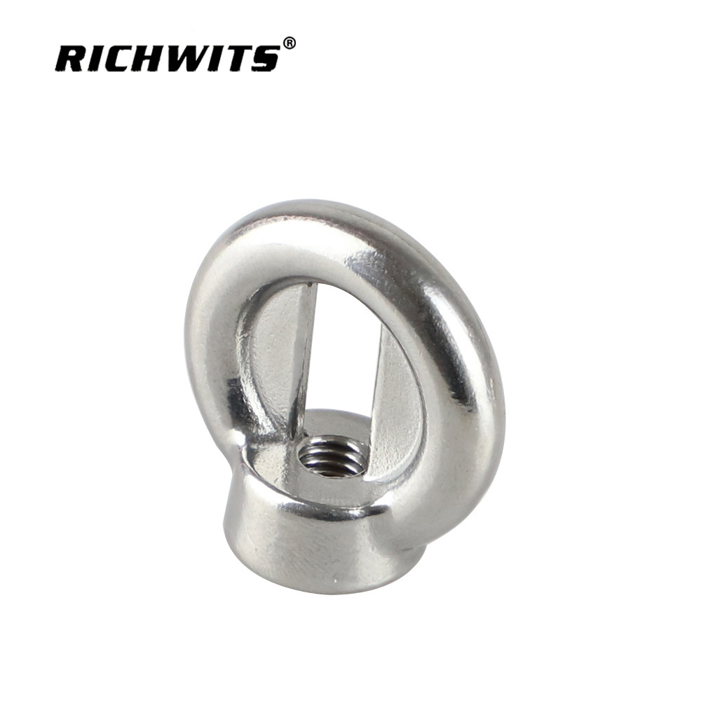 Outdoor hardware Swing ring nut stainless steel 304 m8 eye bolts