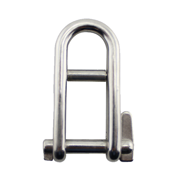 Stainless Steel Marine Grade Key Pin Halyard Shackle with Bar