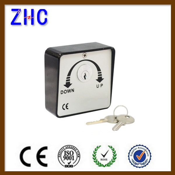 European 220V 2 Position 3 position  Key operated Switch For Electric Rolling Shutter Garage Door Automatic Door