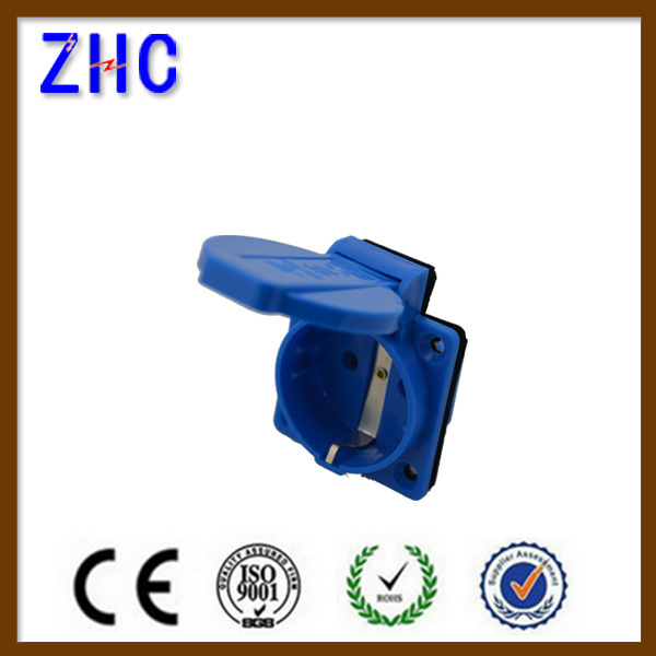 3 pin 16a / 32a 110v / 220v industrial schuko socket outlet