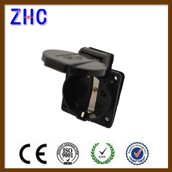 3 pin 16a / 32a 110v / 220v industrial schuko socket outlet