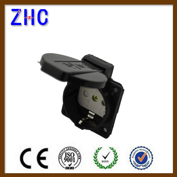 3 pin 16a / 32a 110v / 220v industrial schuko socket outlet