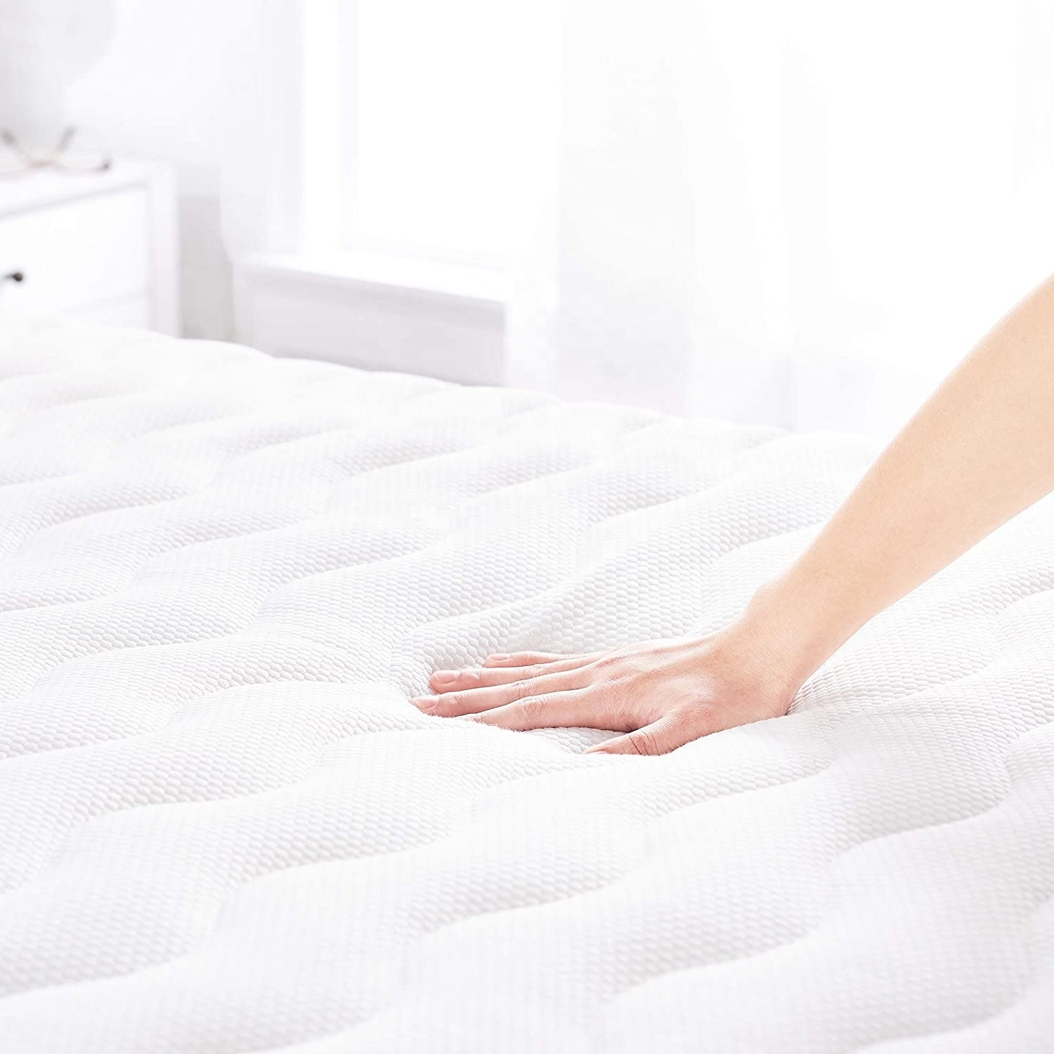 High quality pressure release high density PU mattress gel Memory foam mattress Topper visco elastic foam mattress topper