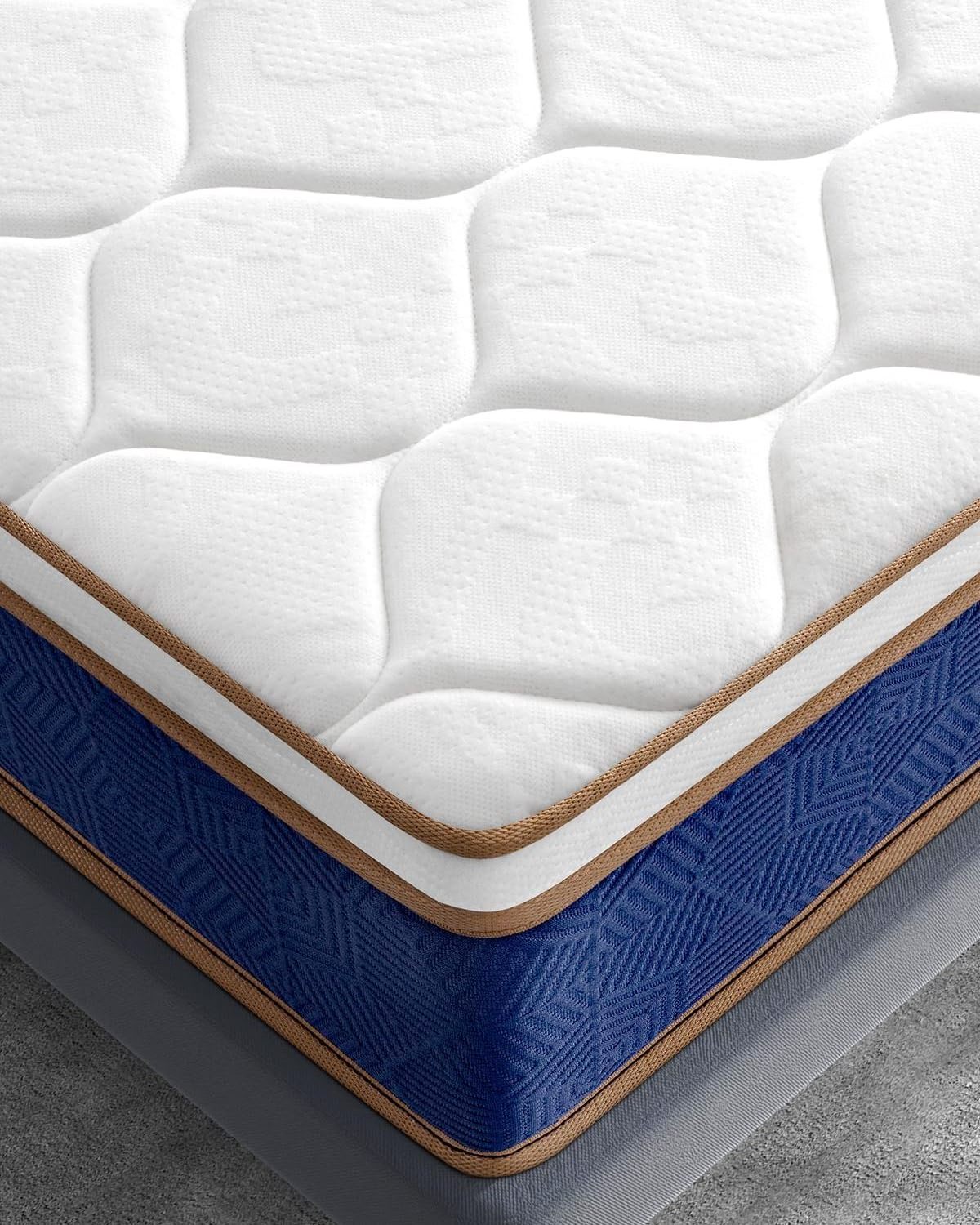 Sleep Soundly Luxuriously sumptuous mattresses using durable and natural elements FIRM Orthopedic Memory Foam Sprung Mattress