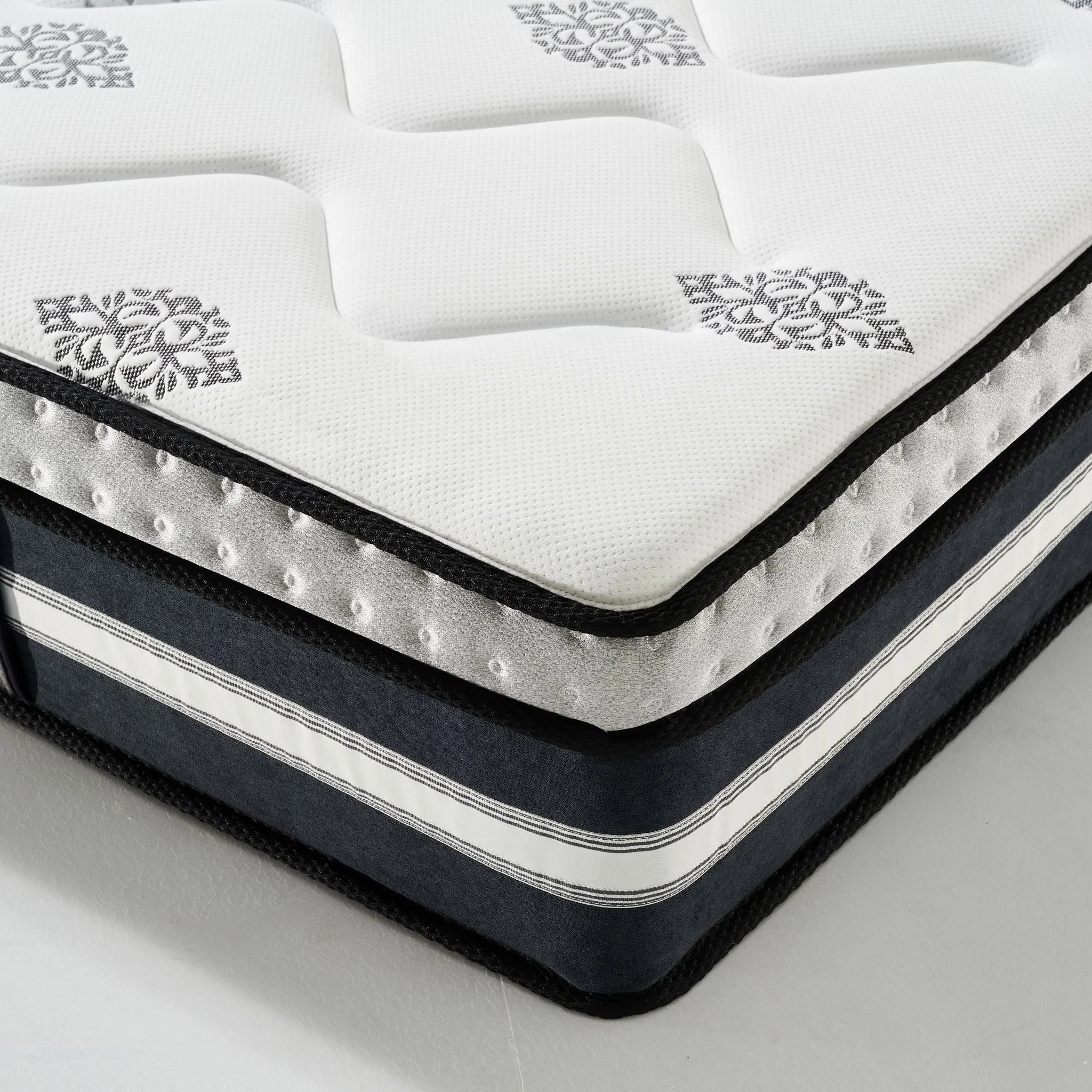 Luxury orthopedic hotel hospital bed sponge spring foam memory foam mattress topper OEM&ODM medical mattress mattresses