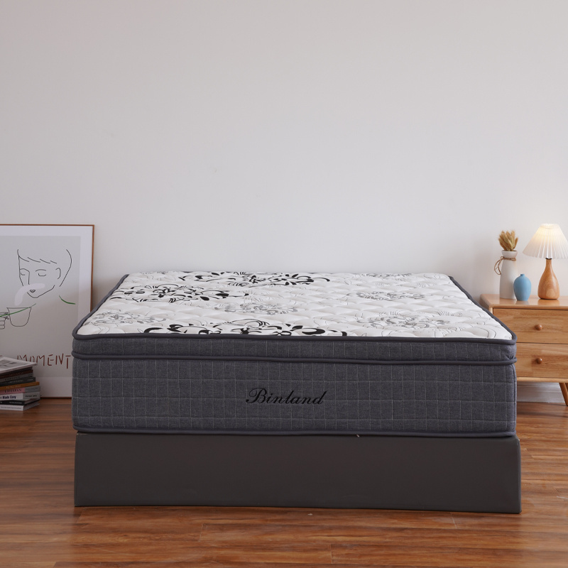 The royal 12 Inch Euro top Rolling Inner Spring Mattress With Natural Latex & CertiPUR-US Certified High Density Foam