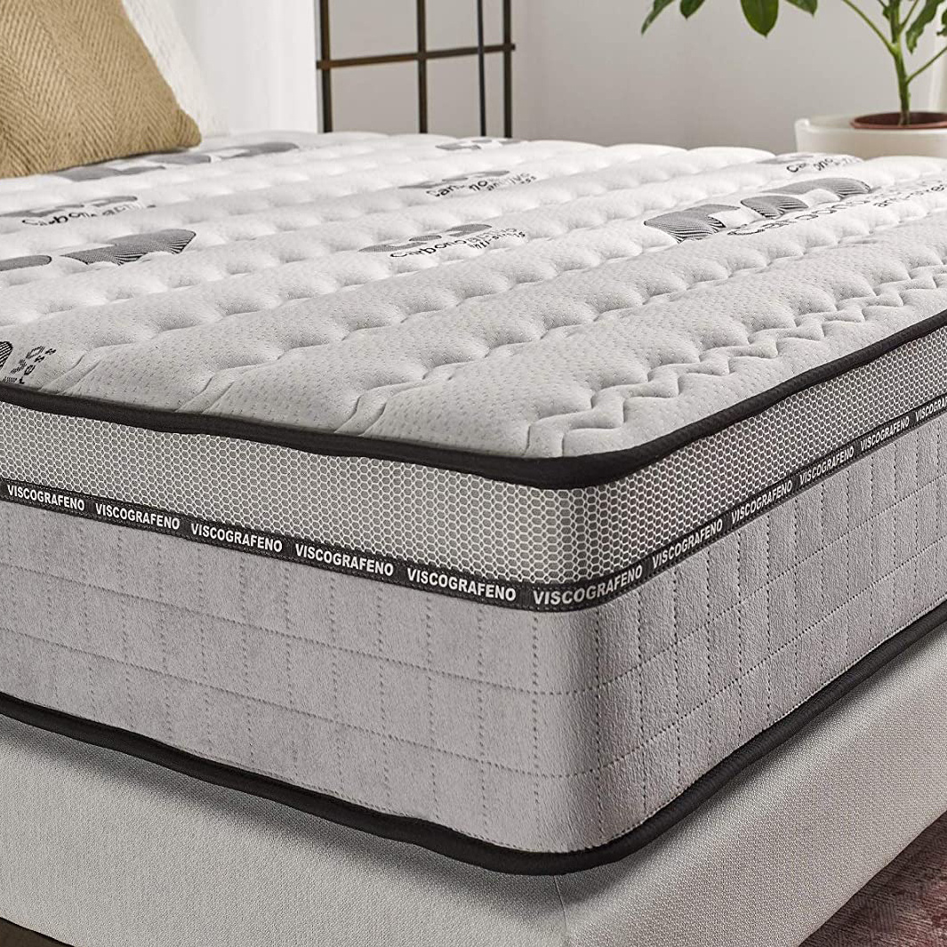 Mattress Twin Full Queen King Size With High Quality Knitted Fabric Gel Memory Foam Hybrid Mattress Roll Up In A Box