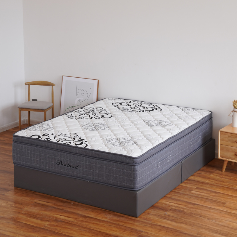 The royal 12 Inch Euro top Rolling Inner Spring Mattress With Natural Latex & CertiPUR-US Certified High Density Foam