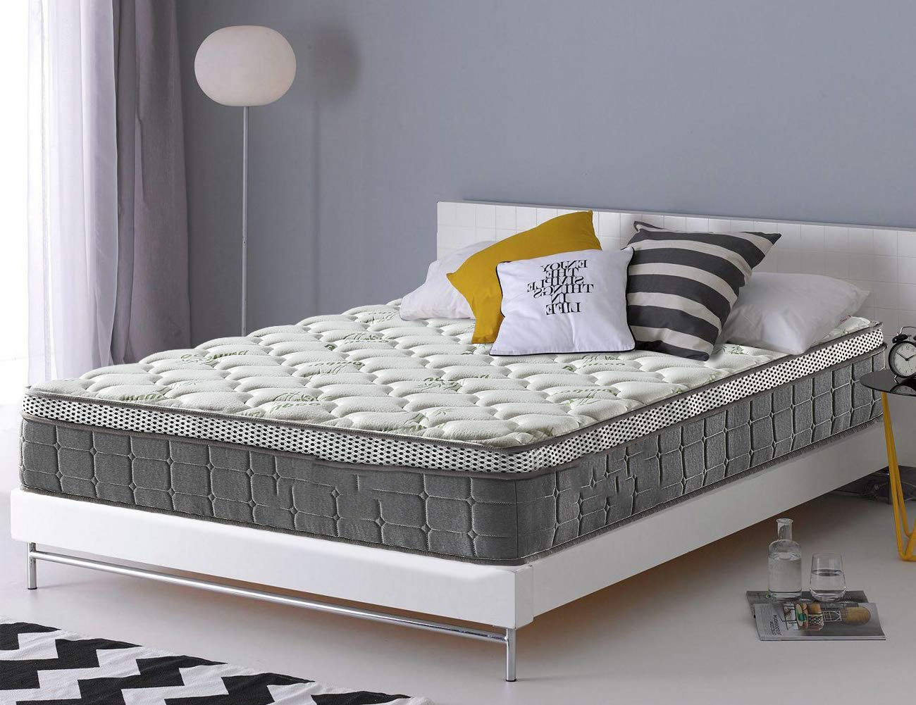 economical single hotel bed mattresses factory price spring mattress for sale bamboo mattress