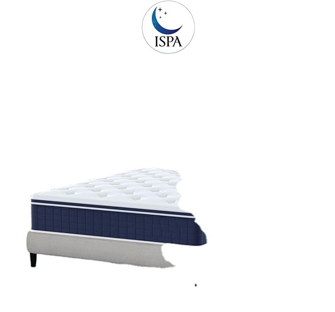 Cheap Factory Price High Density Firm Support Queen Size Memory Foam Mattress Pillow-top Spring Coil Mattress for wholesale