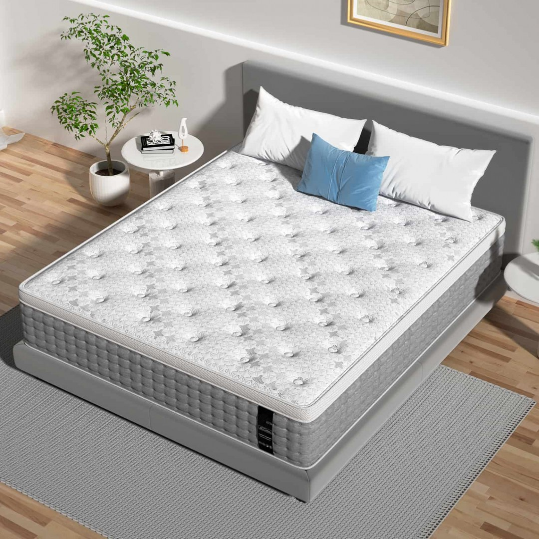 OEM ODM Euro Top Luxury Hybrid Pillow Top Sleeping Twin Bed Compressed Foldaway Pocket Spring Mattress In A Box