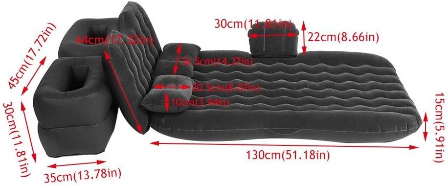 Airbed, Inflatable Mattress Self Inflating Mattress Inflatable Bed Air Mattress Indoor Outdoor Camping Travel Car