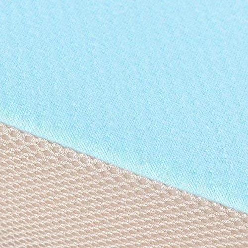 Mattress Topper Mat Tri Folding Mattress Pad with High Grams Cool Knitted Fabric Washable Cover Fill in Memory Foam Comfort Foam