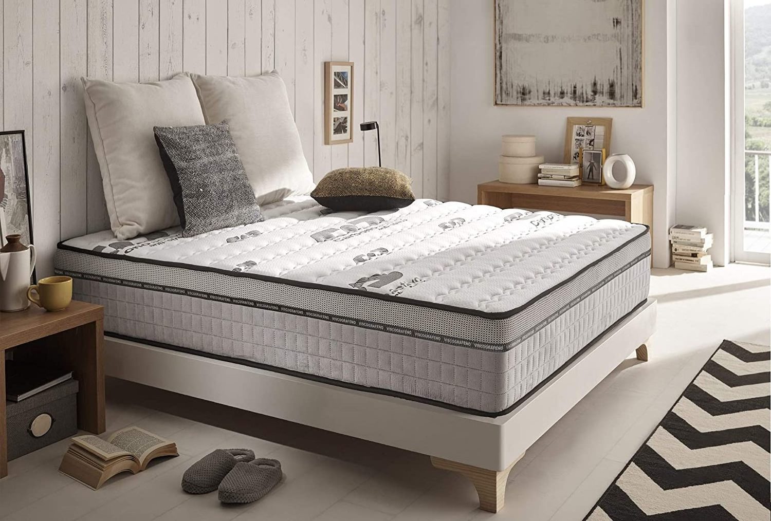 Mattress Twin Full Queen King Size With High Quality Knitted Fabric Gel Memory Foam Hybrid Mattress Roll Up In A Box