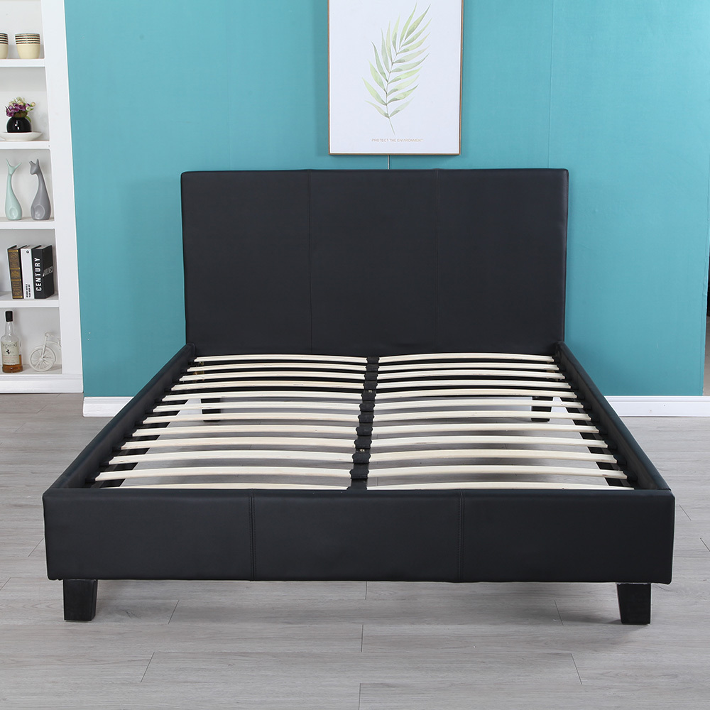 2021 Modern Upholstered Luxury Full Size King Size Wooden Double Bed Frames Queen