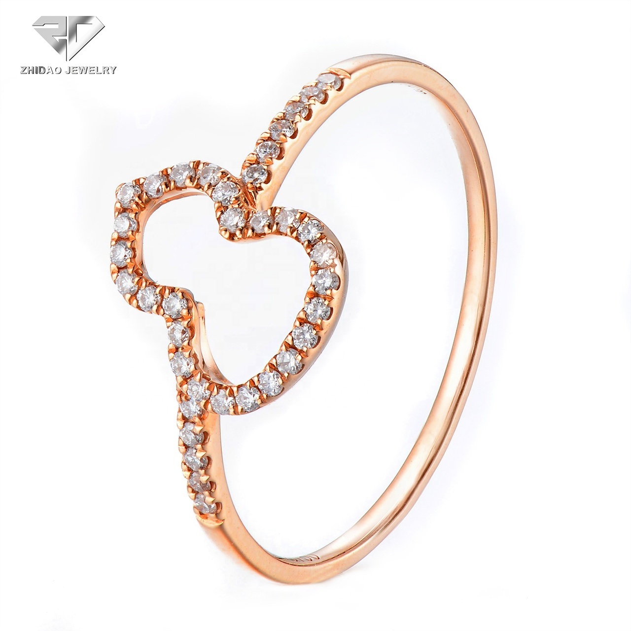 Fashion charm jewelry 18k real gold  real diamond jewelry luxury woman fine jewelry lucky gourd sets