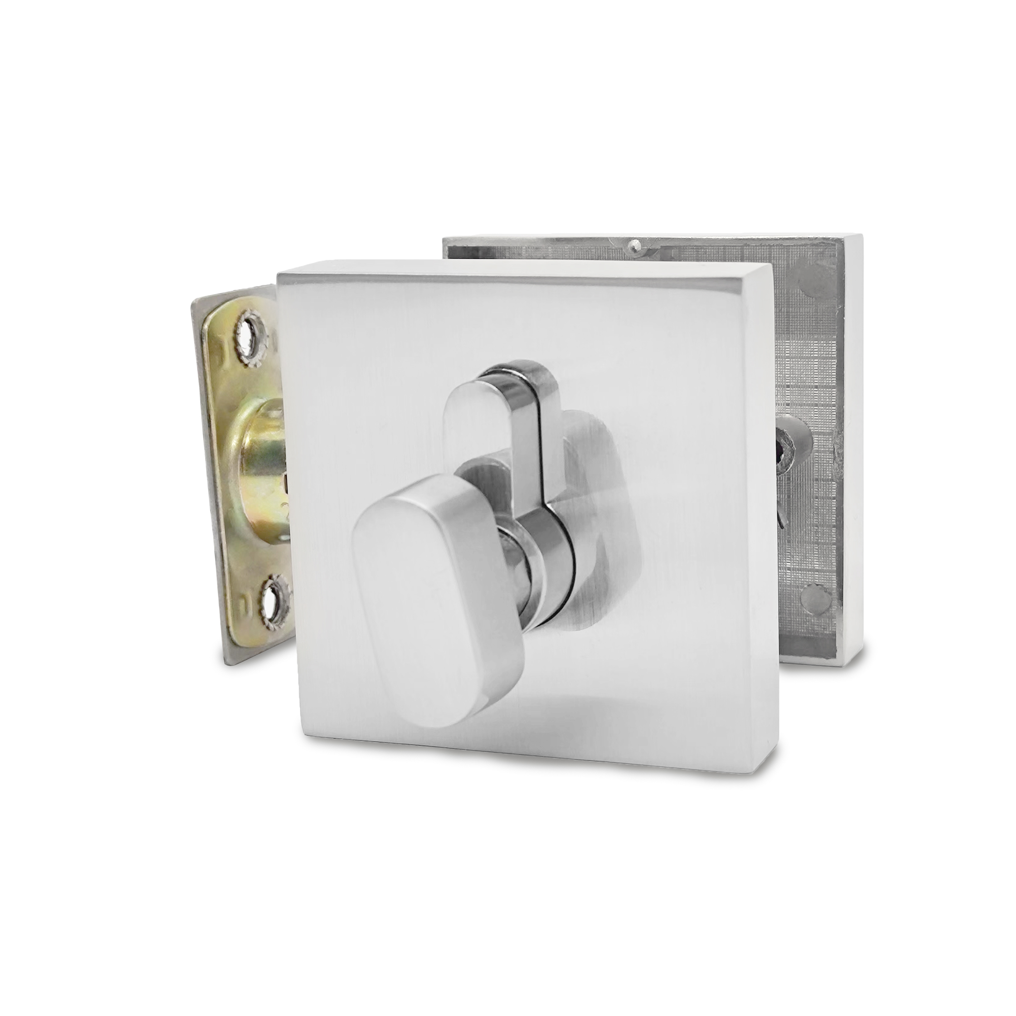 Zinc Alloy Square Indoor Security Lock With Key Door Lock