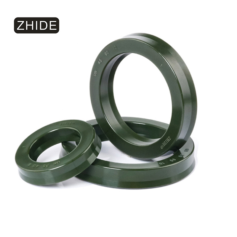 ZHIDE  PU NBR Rubber DHS UN U Cup  JACK Seal  For Hydraulic Pneumatic Cylinder Piston and ROD