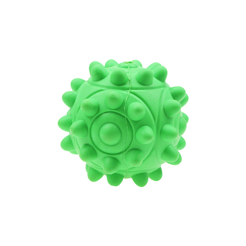 Solid  rubber  dog  ball     Treat Dispensing toy  Chewing Bite Resistant Rubber Puppy Tooth Toys Outdoor Throwing Dog Toys