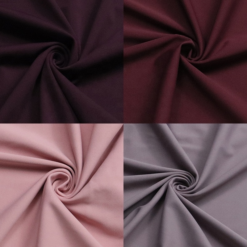 Wholesale 75% nylon 25% spandex leggings fabric brocade matte double-sided stretch yoga wear clothing fabric