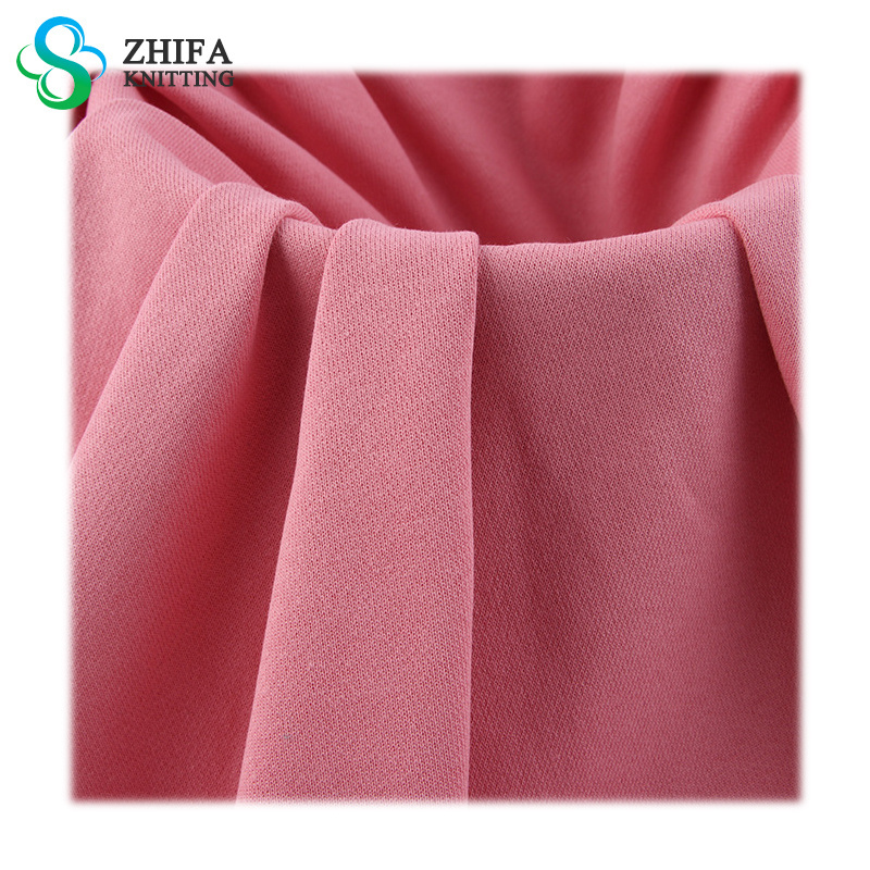 Zhifa 250/300g Linen Small 100% Pure Cotton Fish Scale Cloth Fleece Terry Sweater Fabric