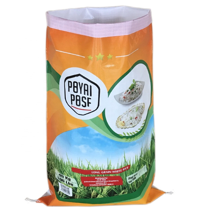 wholesale pp woven 50kg rice bag rice sack bag for rice