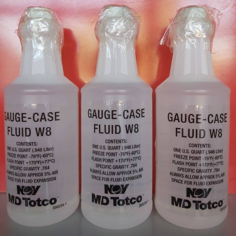 MD TOTCO W8 Gauge Case Fluid Lubricating Oil and Shock Proof fluid