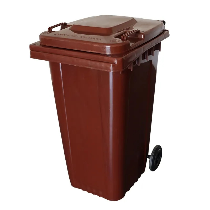 Black 240L Plastic Dustbin Plastic Waste Bin  For Kitchen 2023