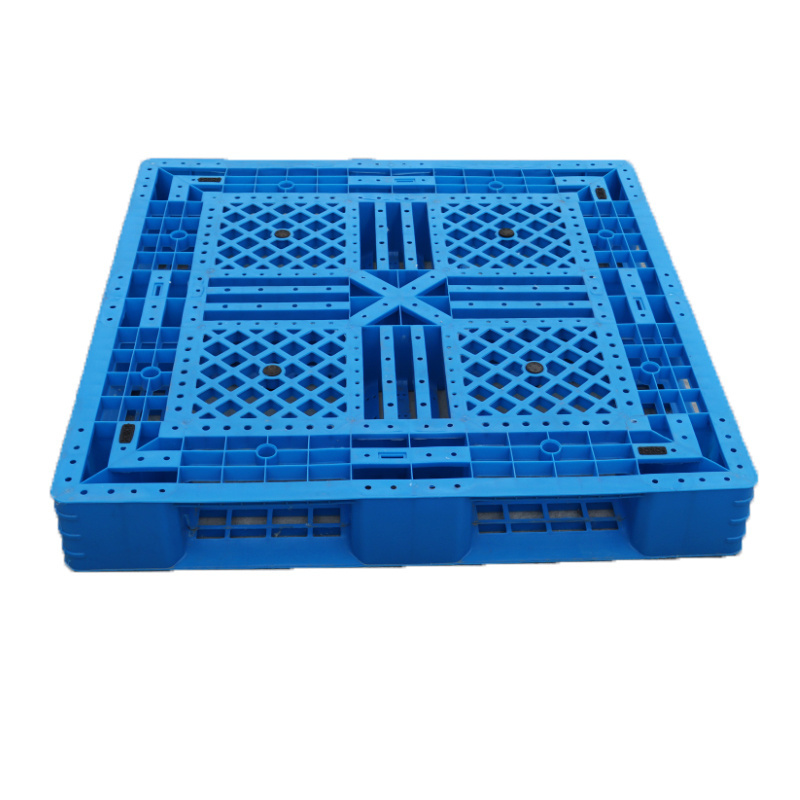 1111C Heavy Duty Plastic Pallet For Logistics Shelves Industrial Warehouse Use Stackable Large Plastic Pallet