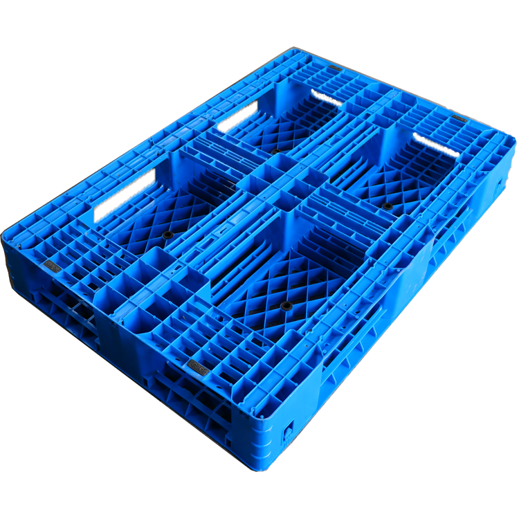 1208 Factory Hot Selling Export Blue New 1200 X 800 X 150mm Plastic Pallets For Sale