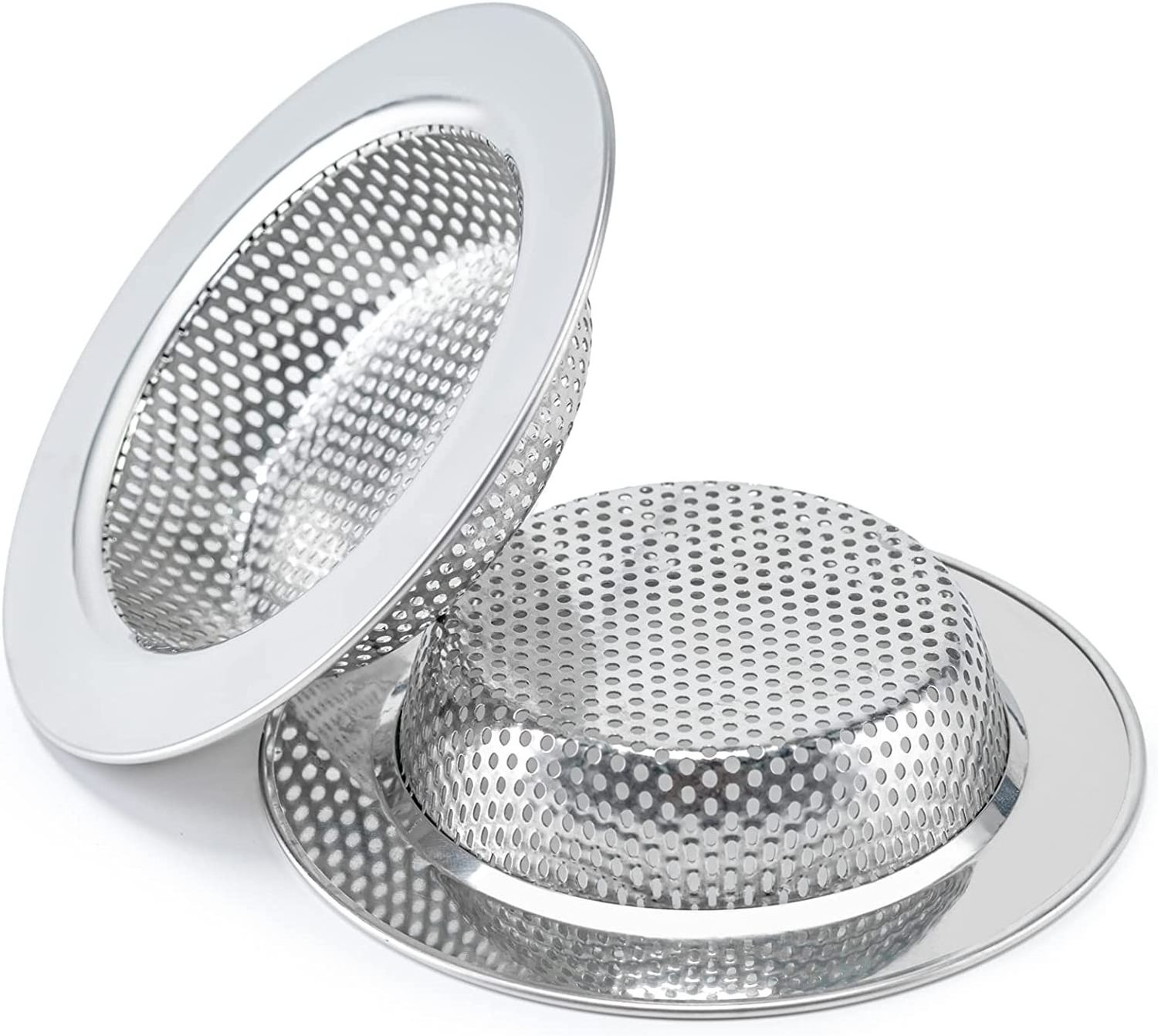 Custom Stainless Steel Sink Drain Strainer Prevent Clogging Fast Flow Colander