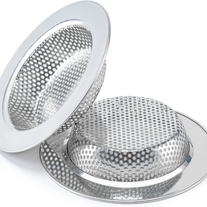 Custom Stainless Steel Sink Drain Strainer Prevent Clogging Fast Flow Colander