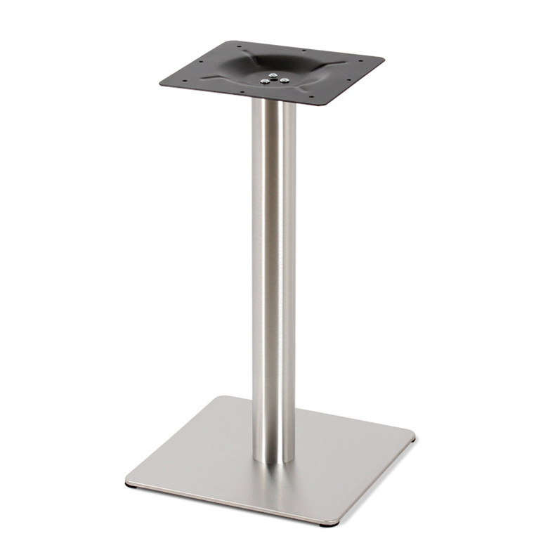 restaurant dinning stainless steel dining support side legs 914mm brass luxury table base