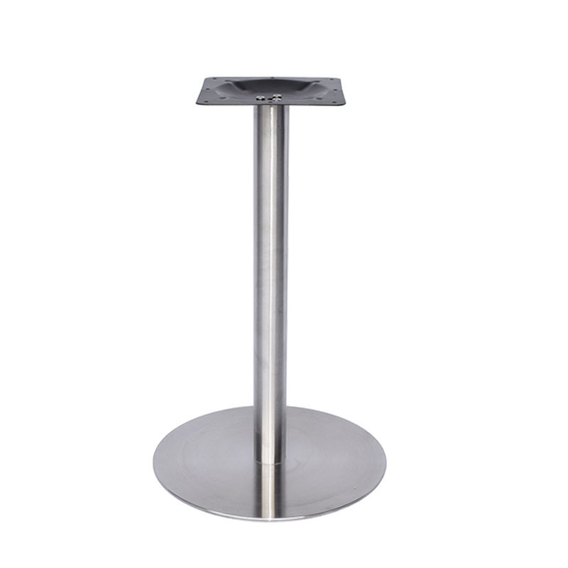 restaurant dinning stainless steel dining support side legs 914mm brass luxury table base