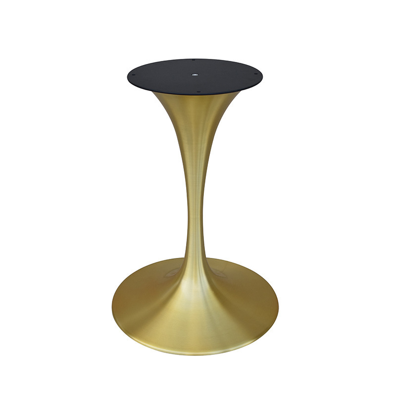 tulip dining coffee metal brass crank legs restaurant cast iron gold tables of dinning table base