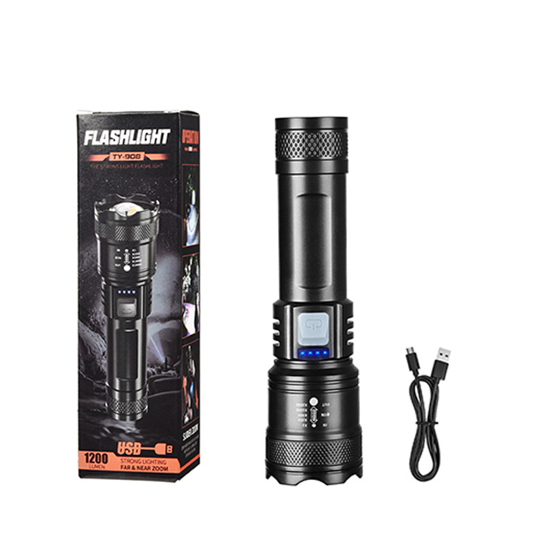 Super Bright 10000 lumens 3Modes Waterproof Camping Outdoor Tactical Led Torch Most Powerful Led Flashlight