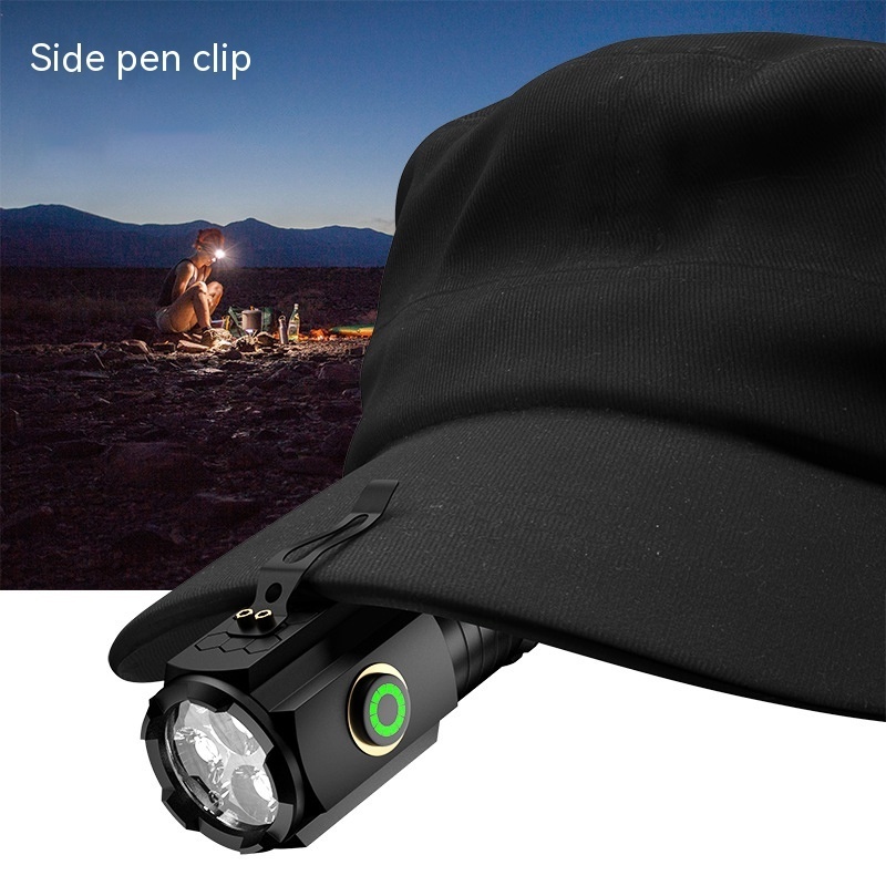 XHP35  High capacity multifunctional flashlight outdoor portable mini flashlight