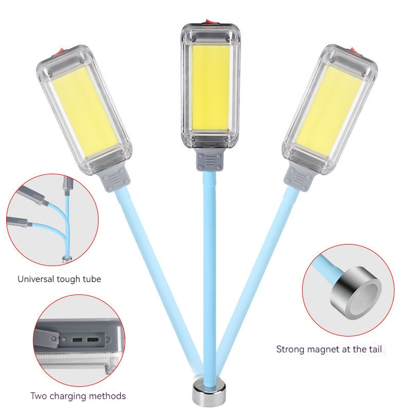 Multifunctional Foldable Mechanic Work Light Rechargeable Cob Led Repair Work Light