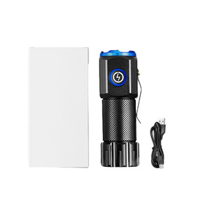 2000 Lm High Lumen Output Bright Torch Focus Usb Rechargeable Portable Lamp strong magnet Mini Flashlight With a clip