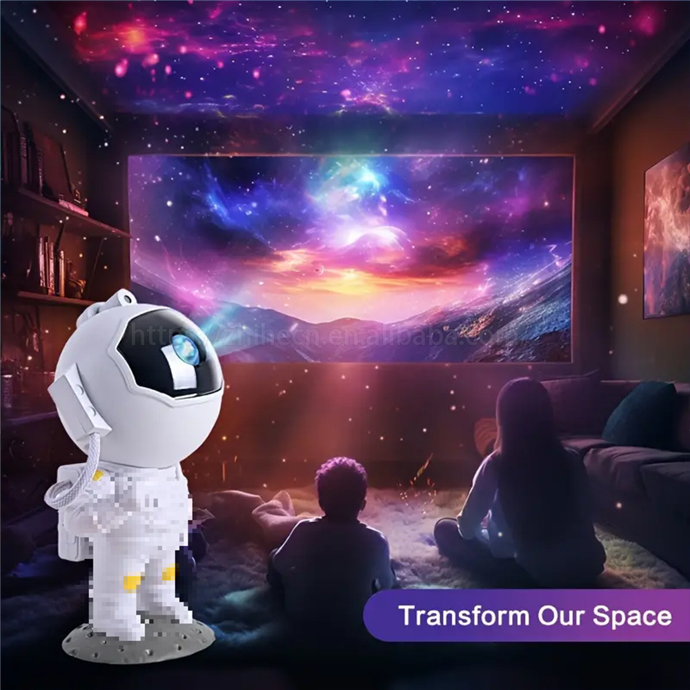 New Star Night Light Astronaut Galaxy Lighting Space Bedroom Projector Starry Nebula For Kids Adults Gifts Lamp