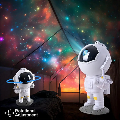 New Star Night Light Astronaut Galaxy Lighting Space Bedroom Projector Starry Nebula For Kids Adults Gifts Lamp