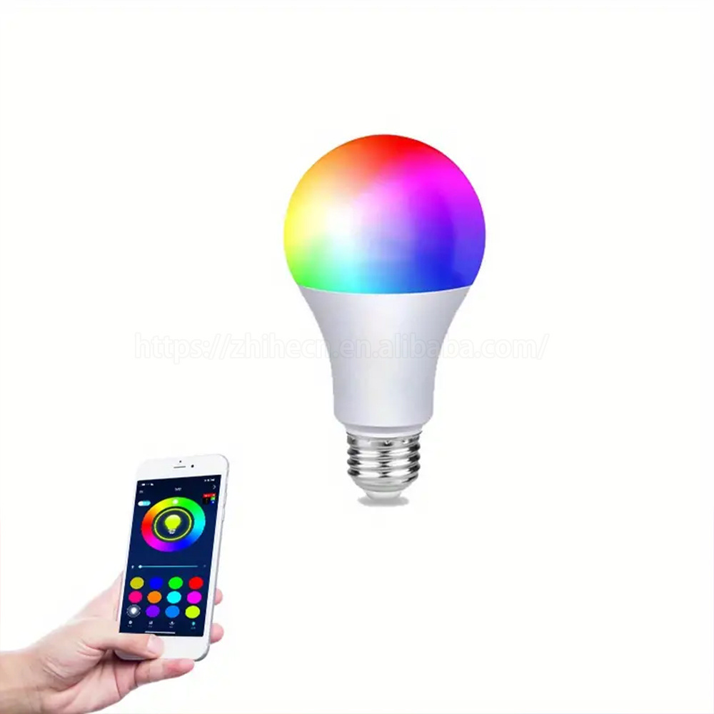 Home Smart Dimmable Bulb RGBCW E26 E27 B22 LED WIFI Light Bulb 7W 9W WiFi Smart Lamp Bulb