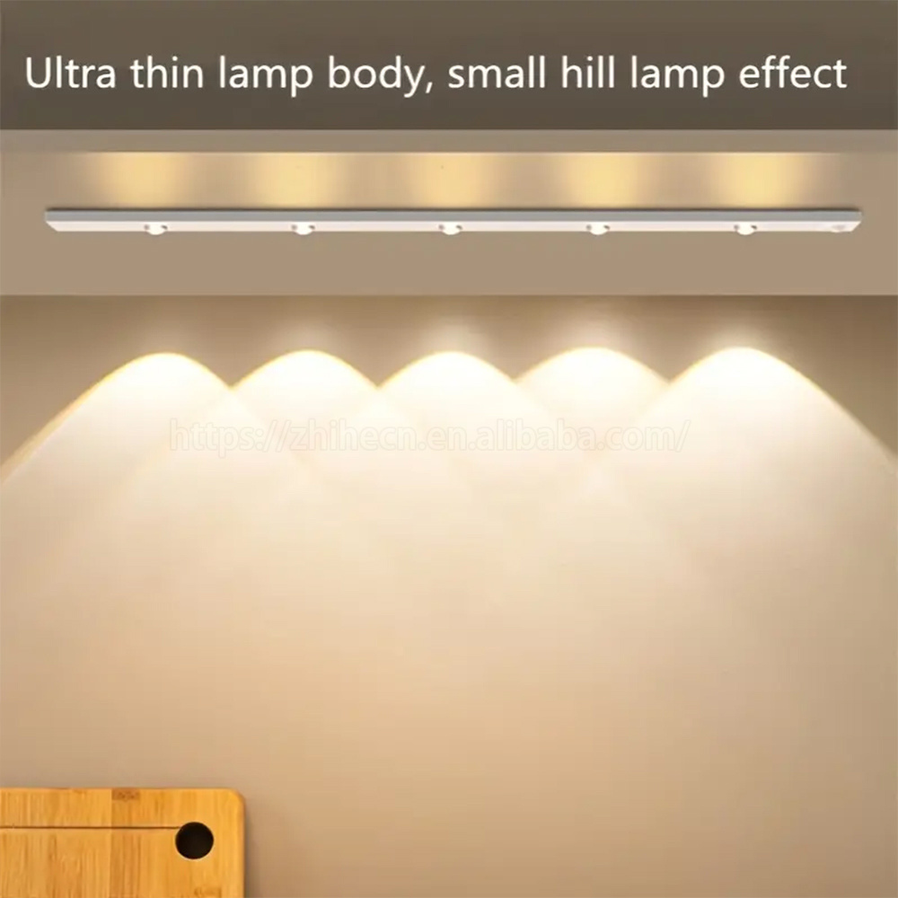 Ultra-thin smart light strip can sense cat-eye light strip LED rechargeable cabinet light