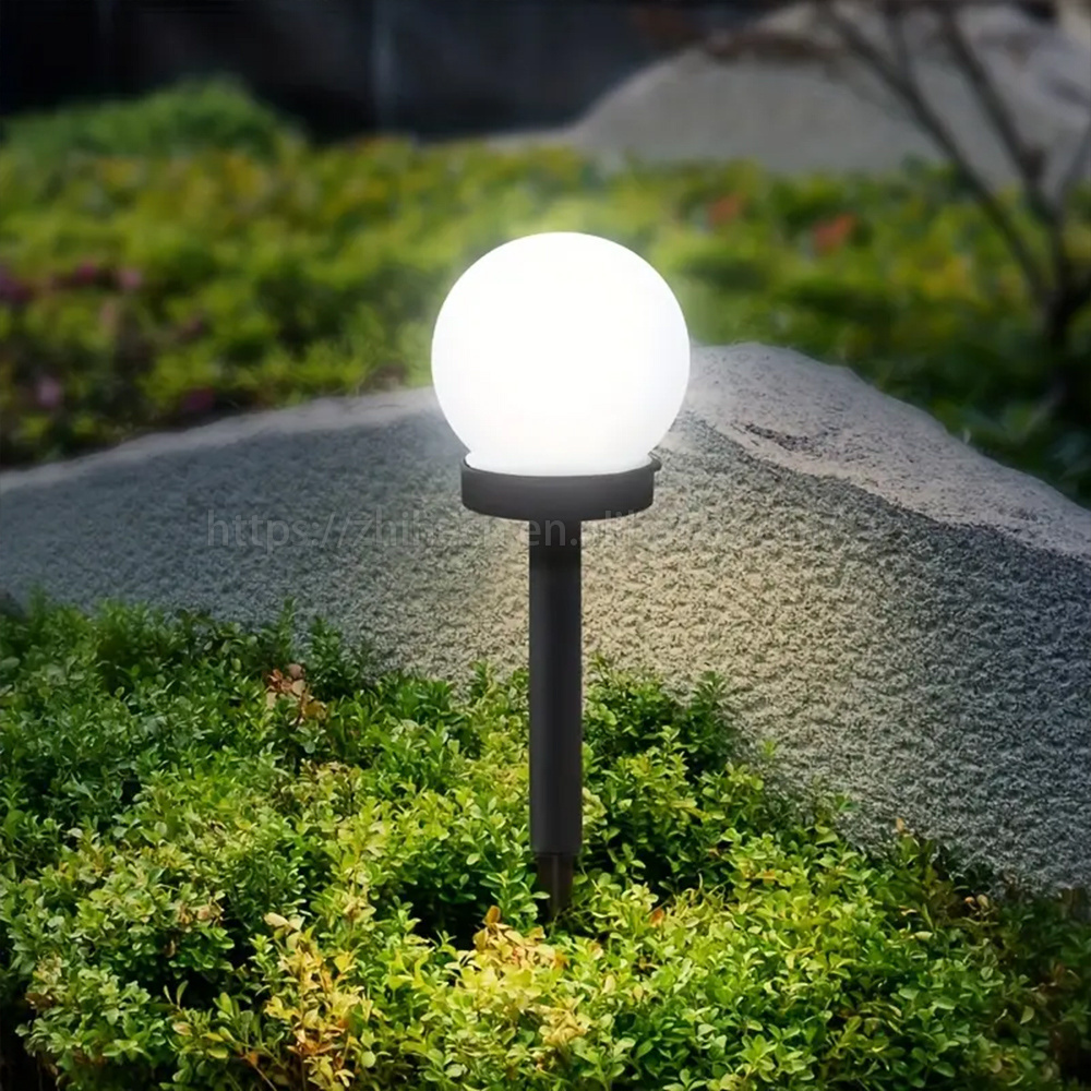 New Design Waterproof Light Control Induction Earth Bulb Led Solar Powered Solar Light Floor Lamps for Garden Decoration